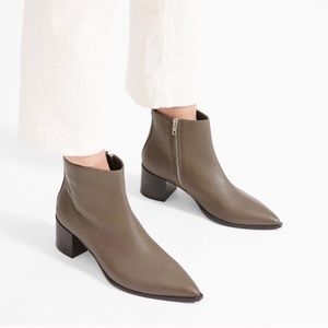 Dark Taupe Ankle Boots